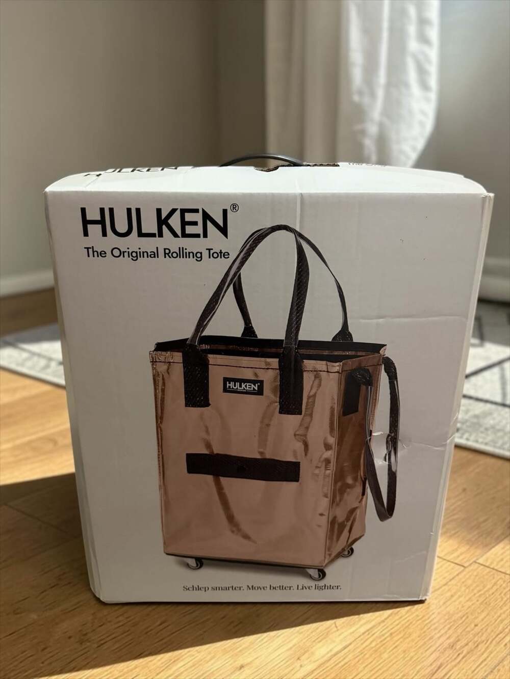 Hulken The Original Rolling Tote Medium Rose Gold